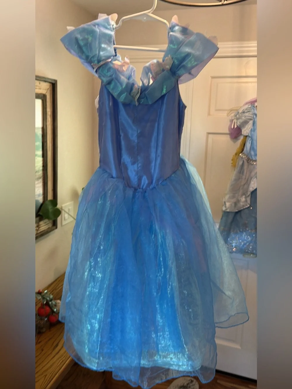 Disney Blue Shimmer Princess Dress Costume
